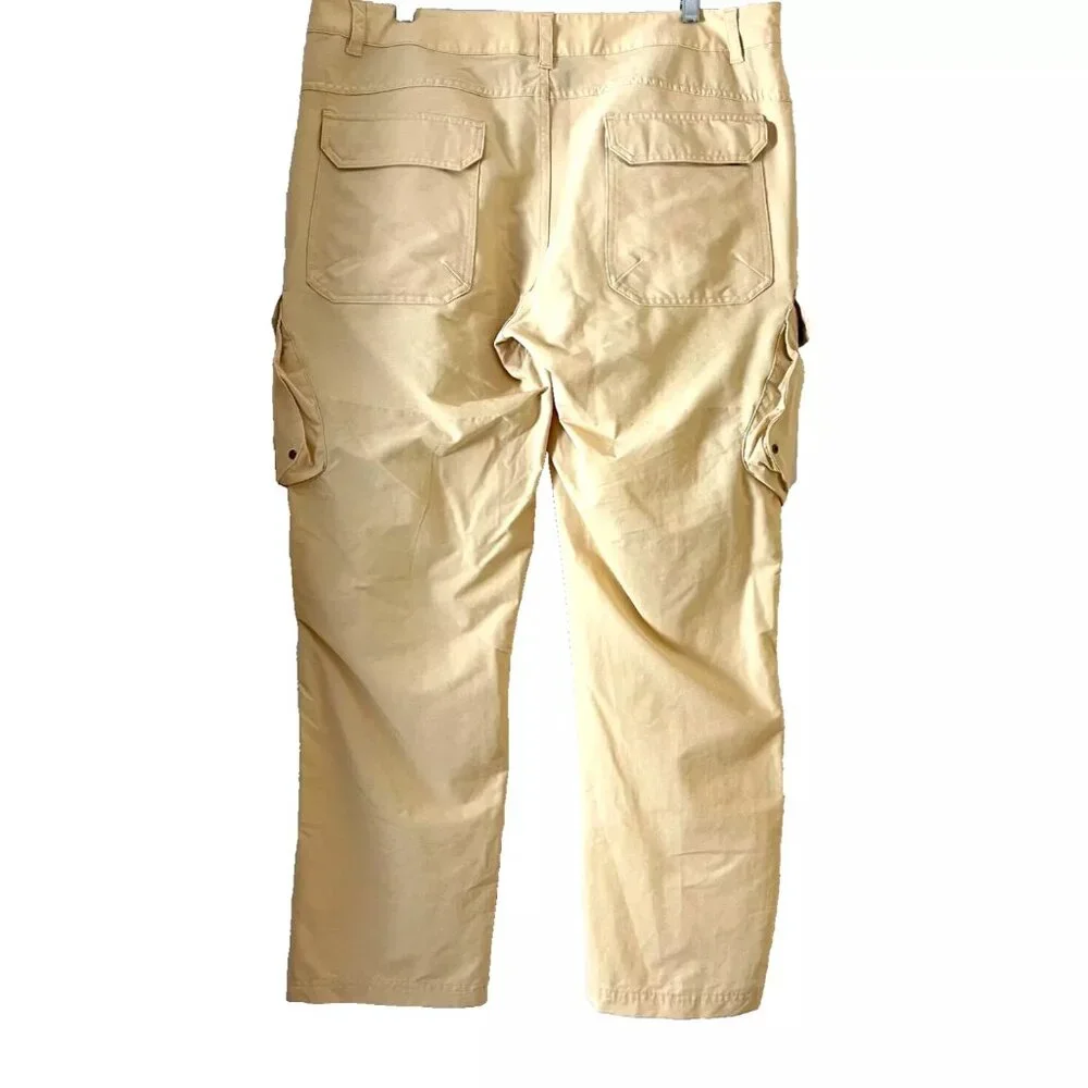 Grundens Butter Yellow Breakwater Cargo Pants Men's 38 Outdoors Fishing Gorpcore